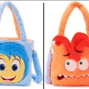Joy and Anxiety Reversible Soft Plush Tote Bag – Inside Out 2